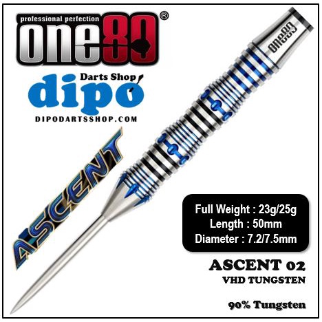 One80 R2 Interchange RE-Silience 25 Gram 90% Tungsten Steel Tip Dart