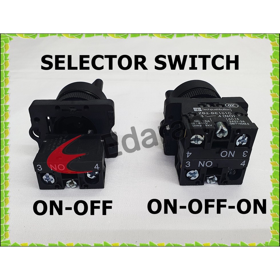JY 22MM SELECTOR SWITCH - (ON-OFF , ON-OFF-ON) | Shopee Malaysia