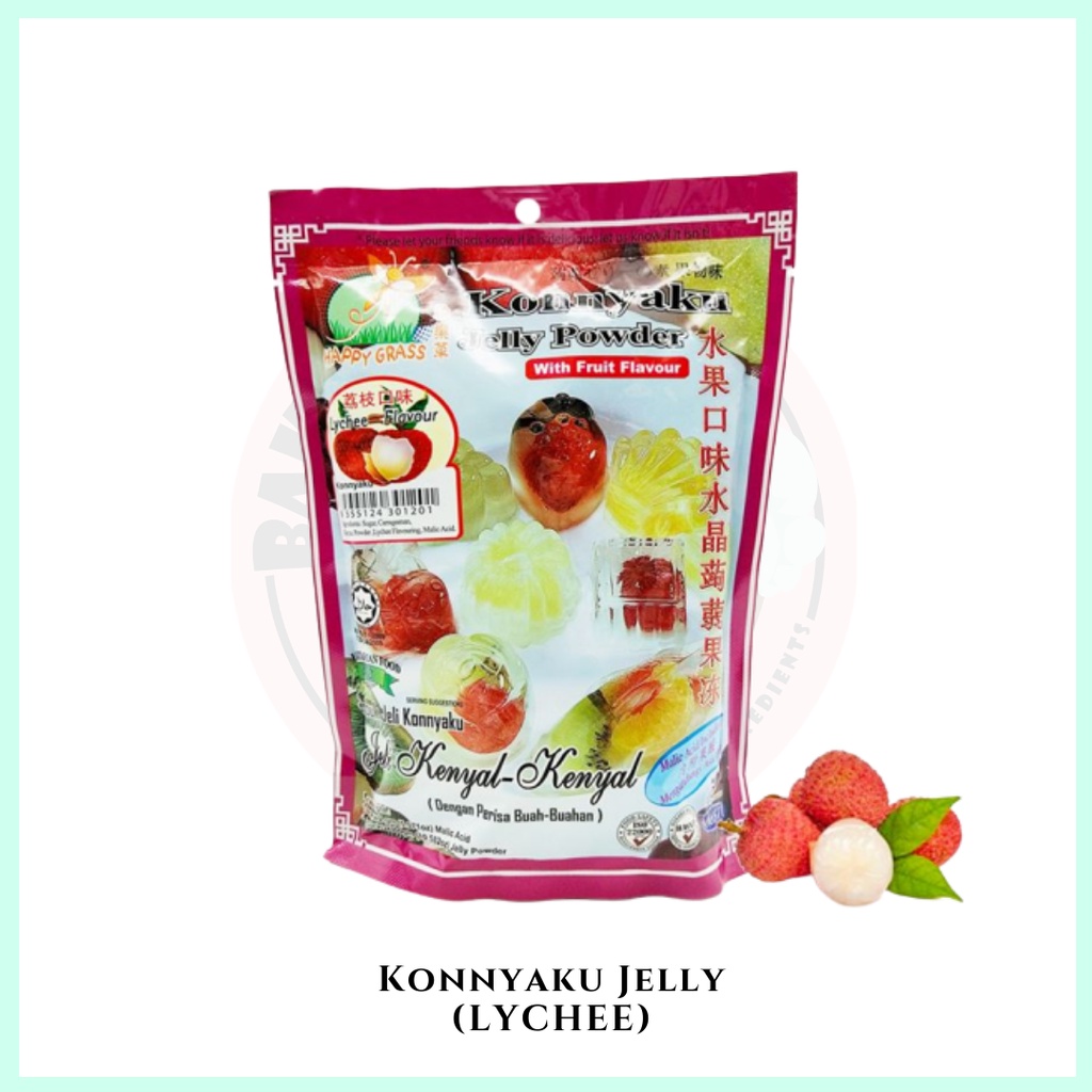 Konnyaku Jelly Powder/ Happy Grass Konnyaku Jelly Powder/ Lychee Jelly