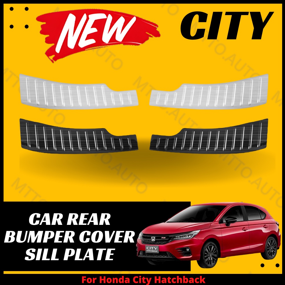 MTTO Honda City Hatchback Interior Car Rear Bumper Cover Sill Plate