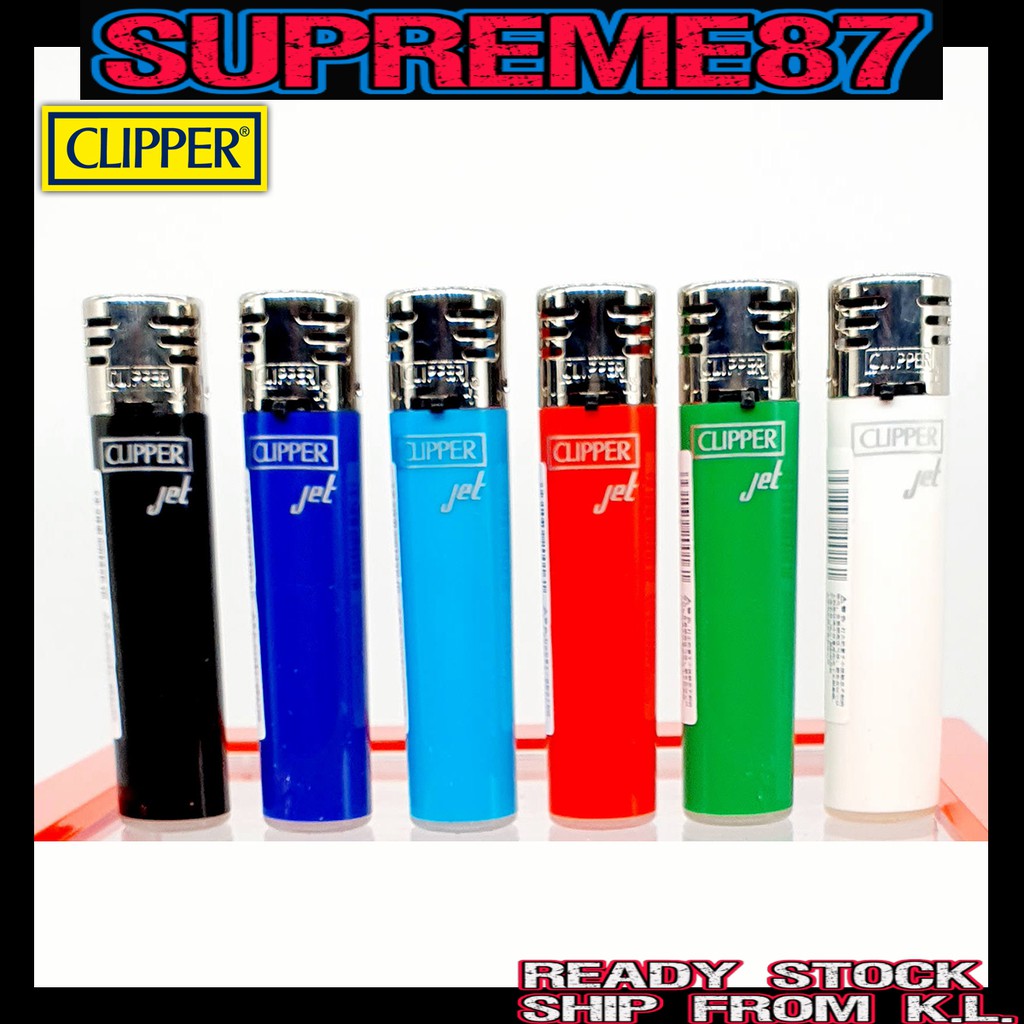 Clipper Jet Lighter Straight Flame Gasoline Butane Inflatable Portable