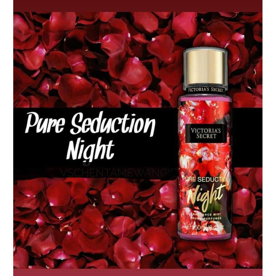 Victorias Secret Pure Seduction Night Fragrance Mist Brume Parfumee 250ml Shopee Malaysia 