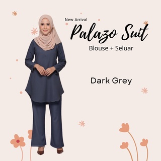 Muslimah Suit Blouse Dan Seluar Hotselling