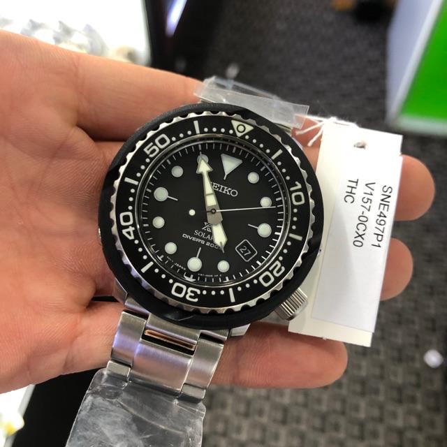 Seiko Prospex Baby Tuna Divers 200m Solar SNE498P1 SNE497P1 Shopee Malaysia