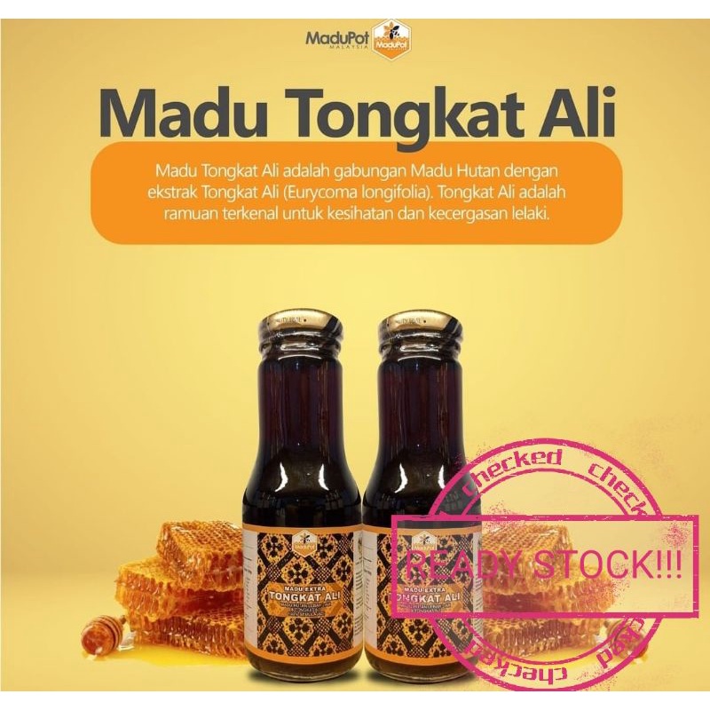 💥READY STOCK!!!💥 MADU LEBAH ASLI TONGKAT ALI HONEY (EURYCOMA LONGIFOLIA ...