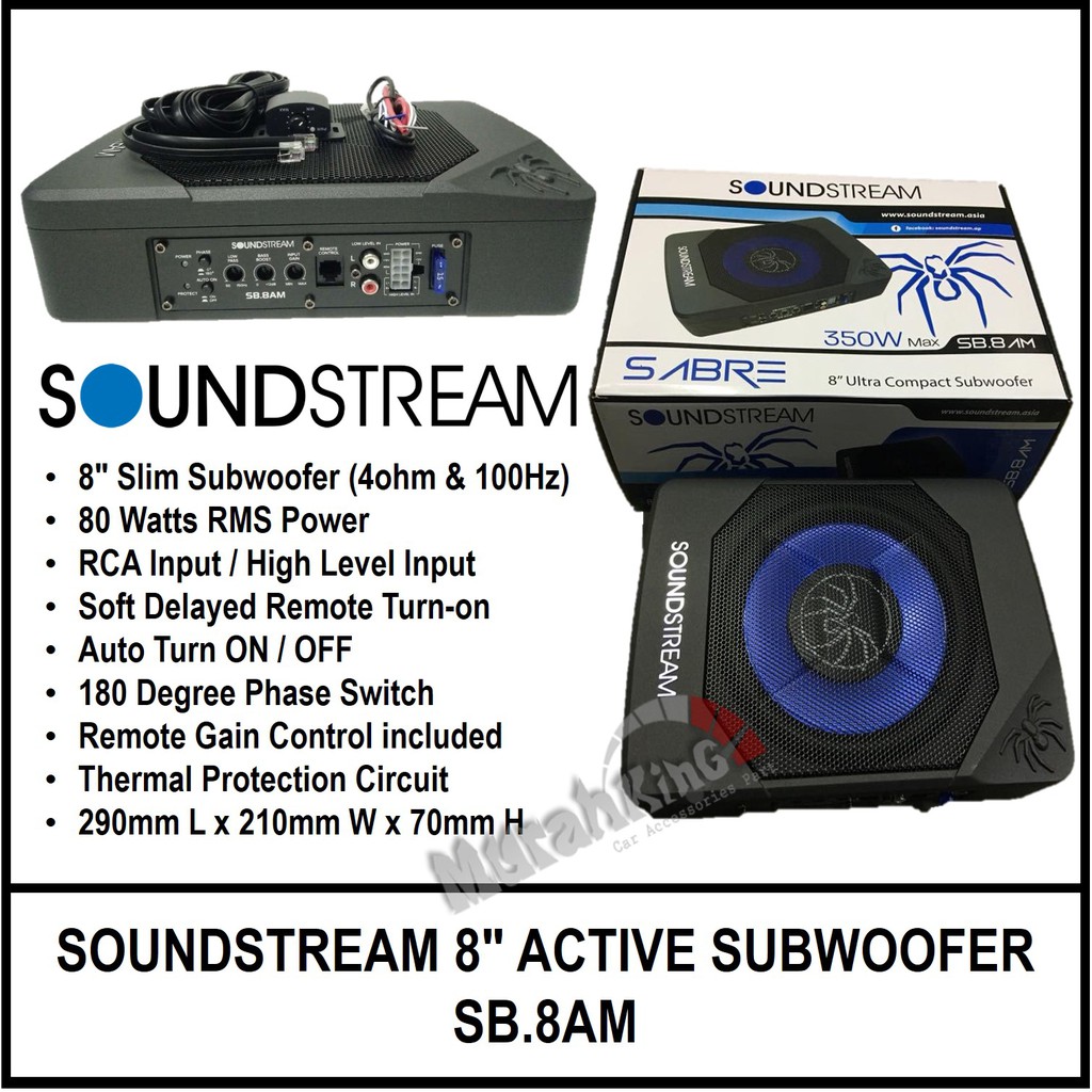 Soundstream under seat store subwoofer