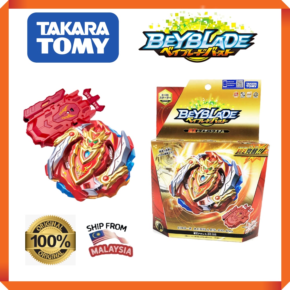 Original Authentic Takara Tomy Beyblade Starter Cho-Z Achilles.00.Dm TT ...