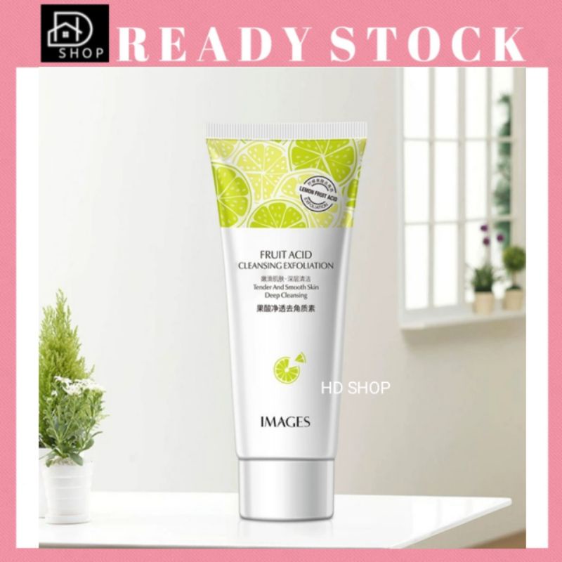 Ready Stock Advance Fruit Acid Facial Exfoliator Face Scrub Buang Kulit