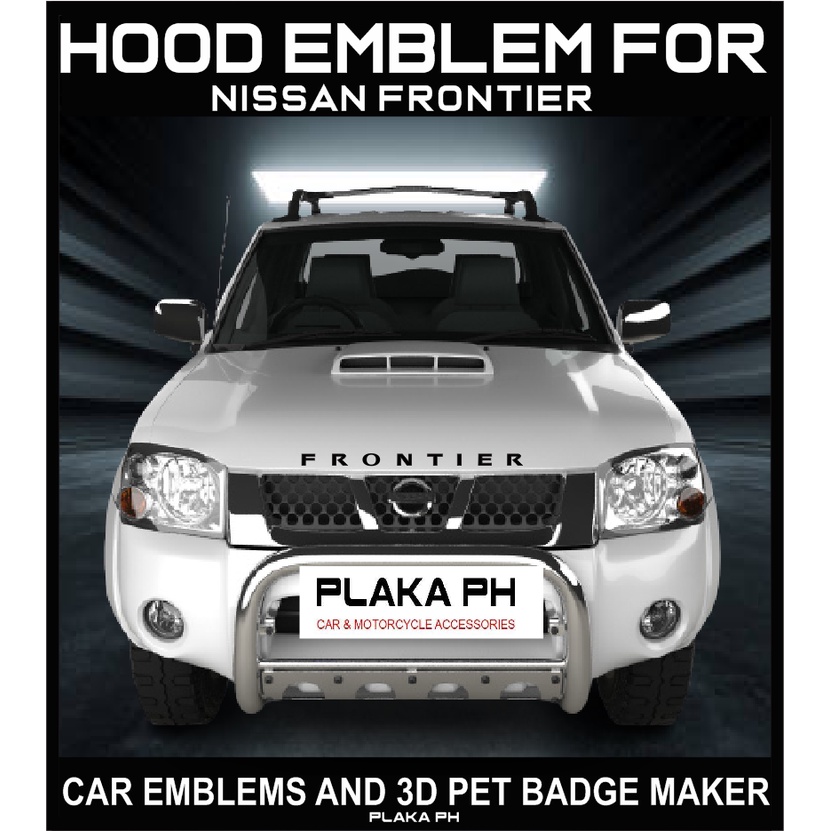 Hood emblem for Nissan Frontier (Can Apply on Any Model) | Shopee Malaysia