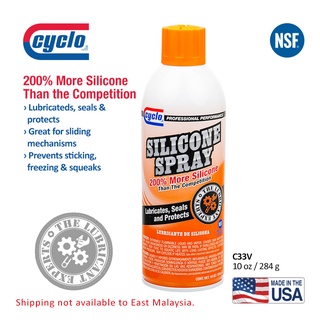 Cyclo C33V Silicone Spray Lubricant - 10 oz