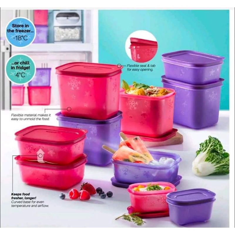 CHILL FREEZE SET TUPPERWARE set bajet (Origanal tupperware brand ...