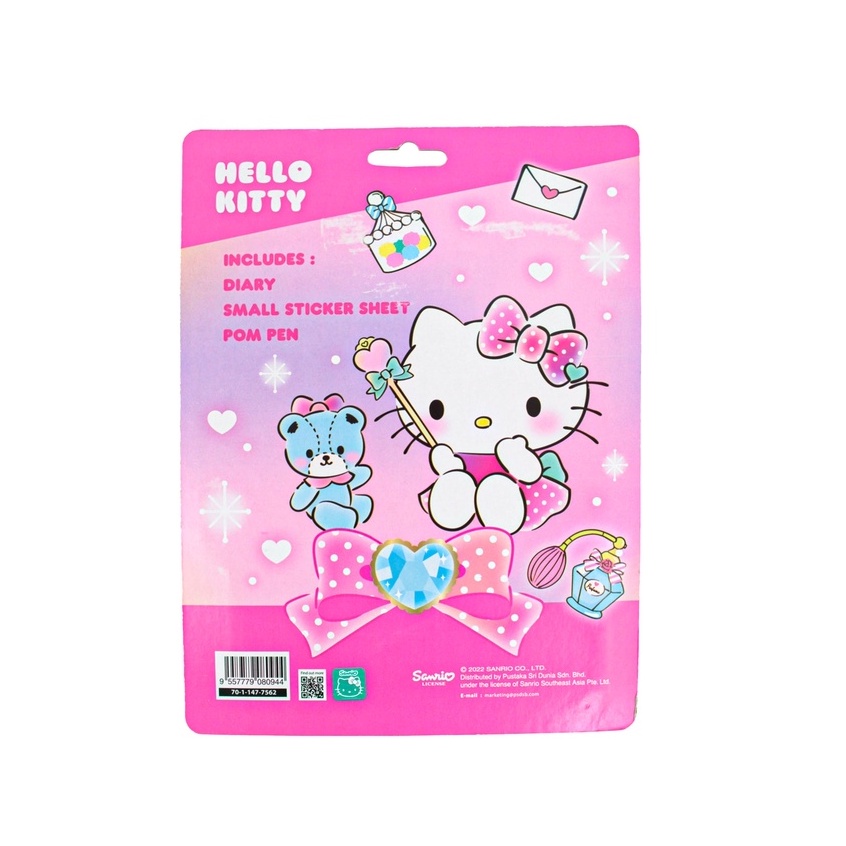 🎀New! Hello Kitty Note Book Set 3 in 1/ Cute Diary / School Note Book ...