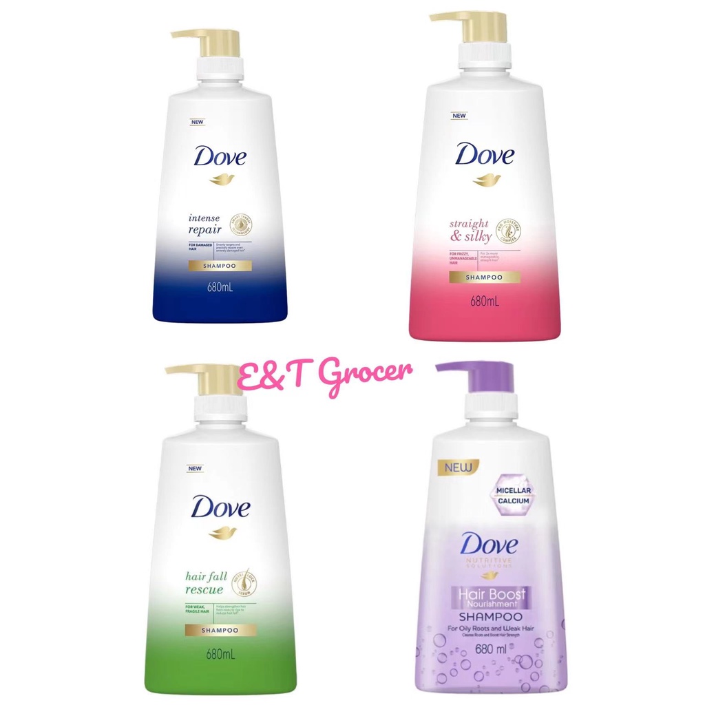 Dove Nutritive Solutions Intense Repair Damaged Hair Shampoo (680ml ...