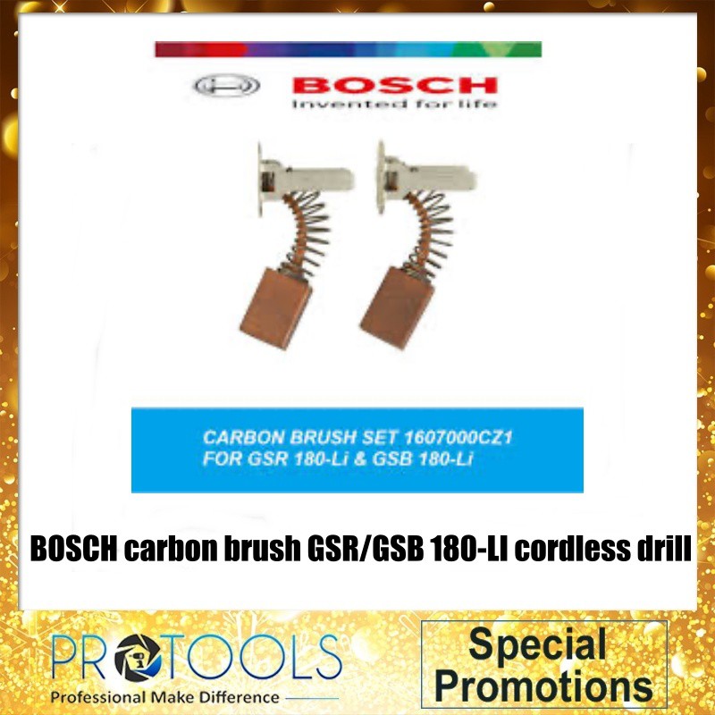 Bosch Carbon Brush Gsrgsb 180 Li Cordless Drill Oringinal Shopee Malaysia 7806