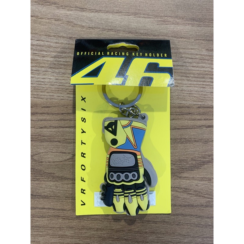 Portachiavi Ufficiale Valentino Rossi VR46 Classic – PVC Con Logo Frontale E Strisce Colorate - 2
