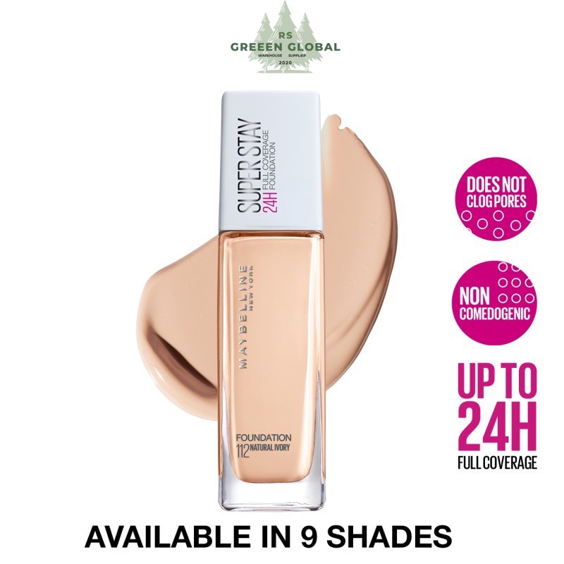 Maybelline Superstay 24h Full Coverage Foundation 30ml Shopee Malaysia