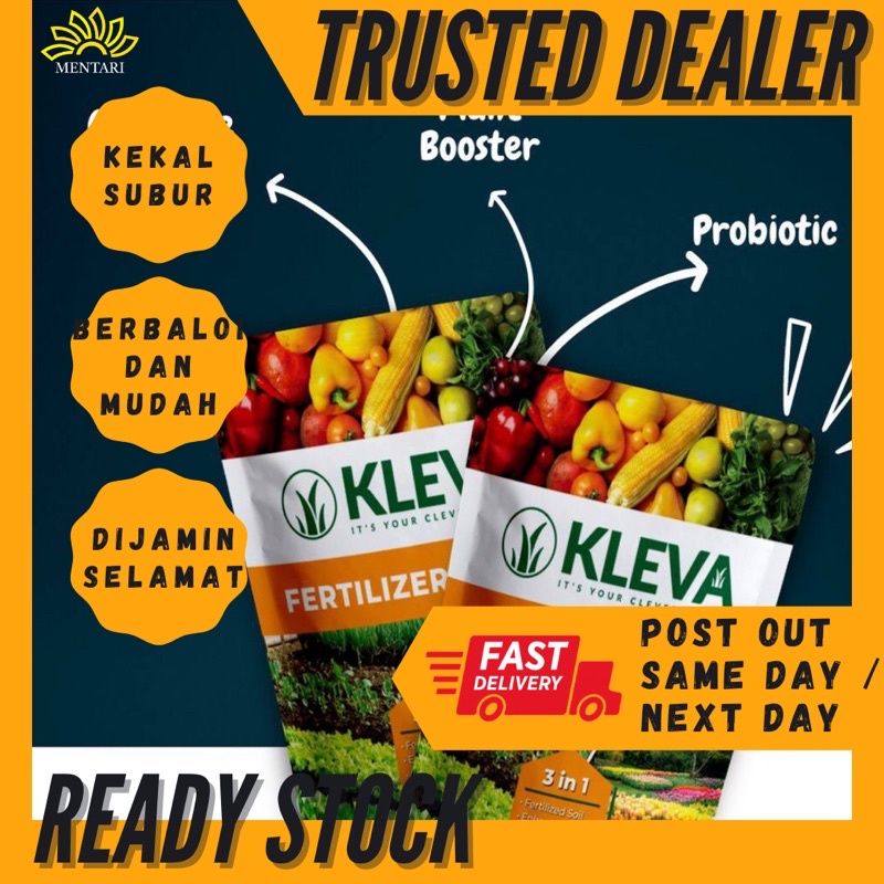 Baja Organik Kleva Plus Bio Organic Fertilizer Baja Organik Plant Booster Probiotik Milagro