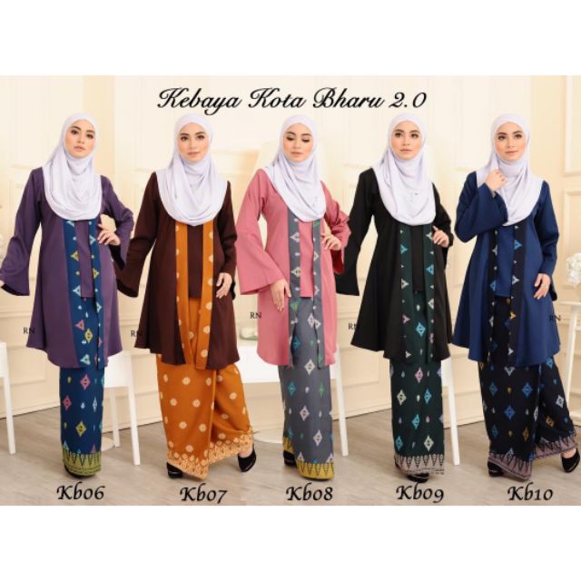 Baju Kebaya Kota Bharu / Kebaya Tradisional | Shopee Malaysia
