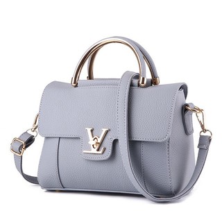 VERY POPULAR BRAND) WJS Premium Branded VL LOVE Handbag Hand Bag Sling  Shoulder PU Leather Women Bag Tangan BLACK GREY BEIGE BLUE PINK PURPLE  [FREE RM 50 VOUCHER]