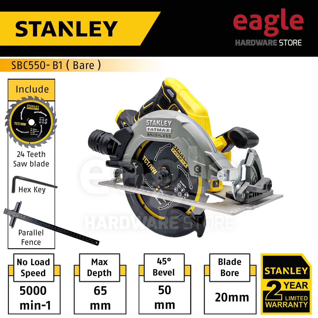 Stanley battery circular saw hot sale