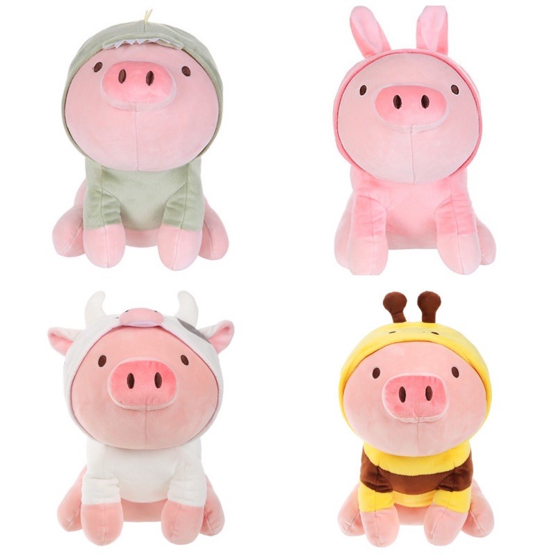 Pig Piglet Plush Toy by Miniso (Rabbit Dinosaur Bee Cow Unicorn Koala ...