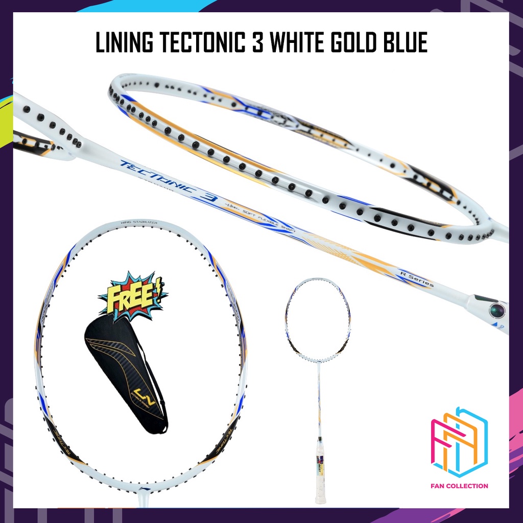 Lining Tectonic 3 R Series 4U Original Badminton Racket | Shopee Malaysia