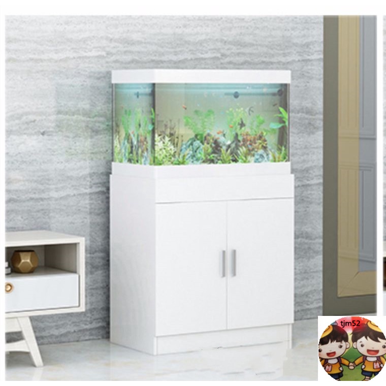 Aquarium cabinet DIY /90x45x75cm (Colour White/2 door) Kabinet Akuarium ...