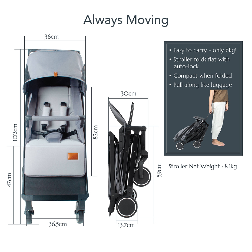 Mimosa voyage travel stroller best sale