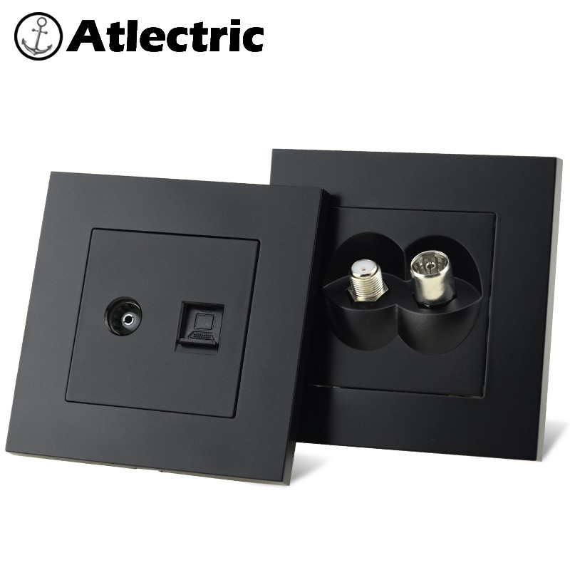 Atlectric Computer Data RJ45 Cat5e Satellite Antenna TV Signal ...