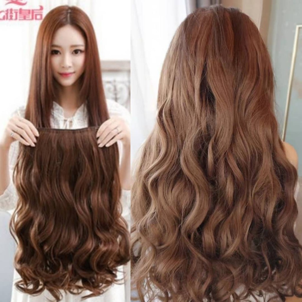 ready stock Wig Extension Z7 antishine thick extensions RAMBUT PALSU