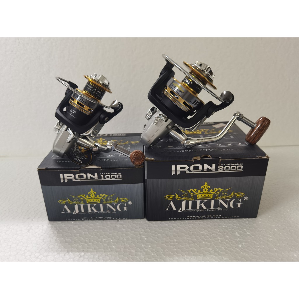 Ajiking Iron Spinning Fishing Reel | Shopee Malaysia