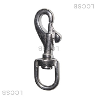 Heavy Duty black Stainless steel 304 Swivel Eye Snap Hooks Dog