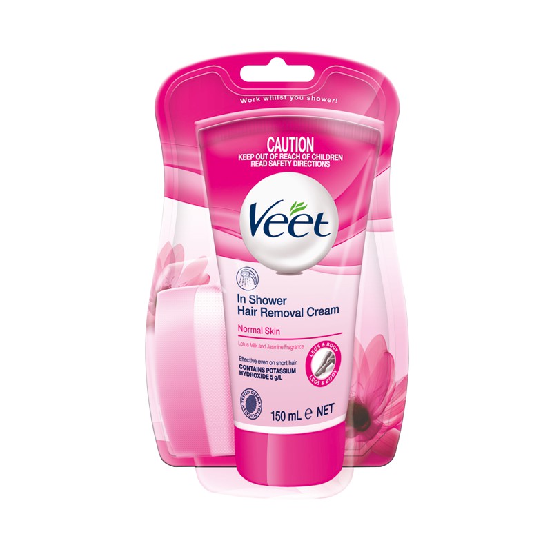 Veet In Shower Hair Removal Cream 150g (expired date Normal MAR'25