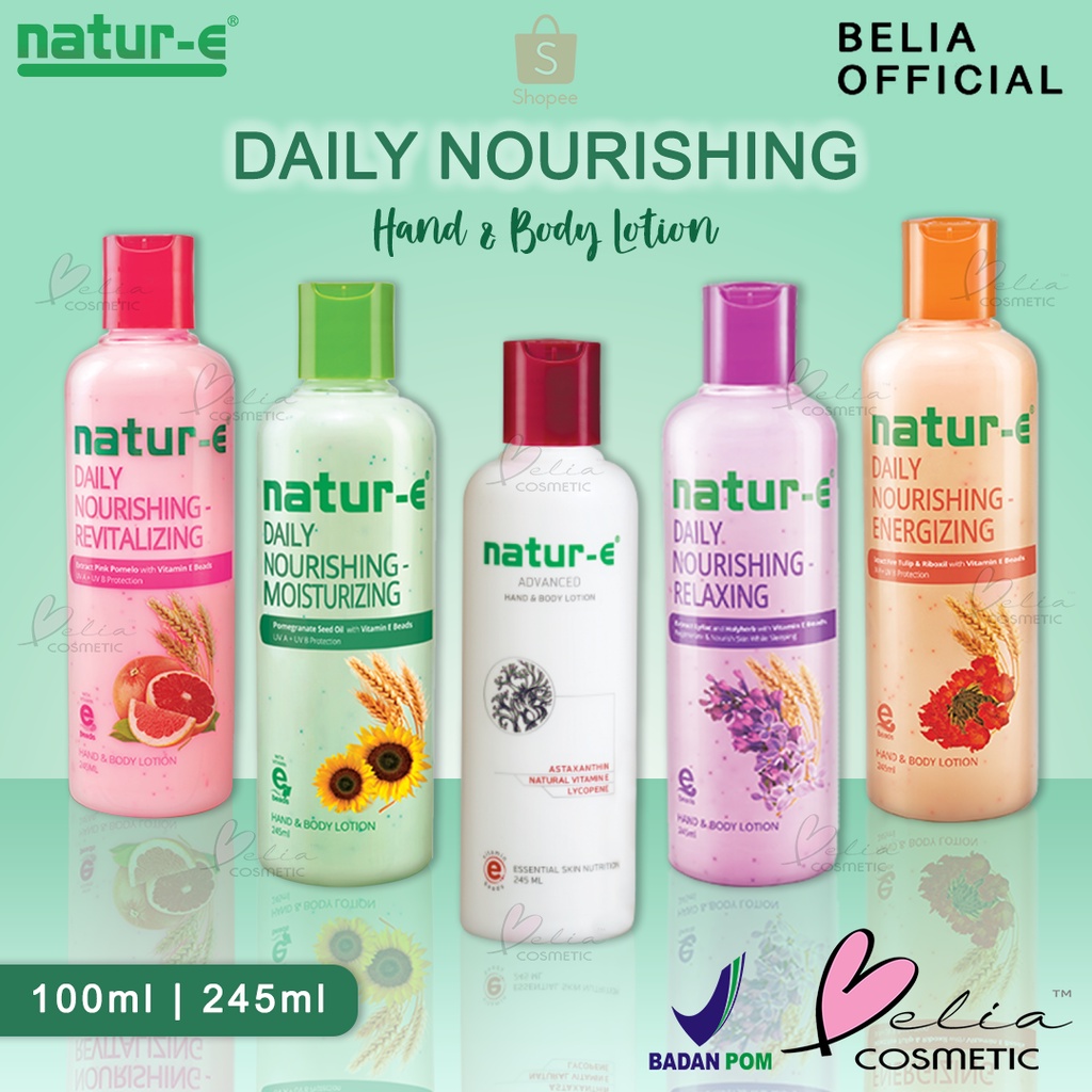 Belia NATURE Daily Nourishing Moisturizing Energying Revitalizing