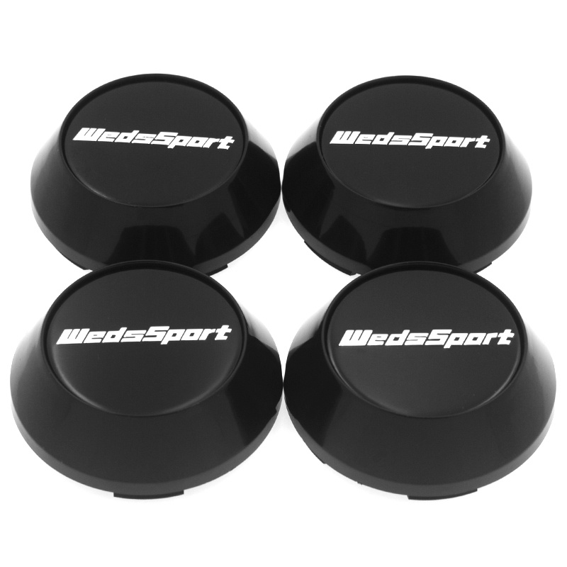 4x 65mm WedsSport Nabendeckel Felgendeckel Radkappen