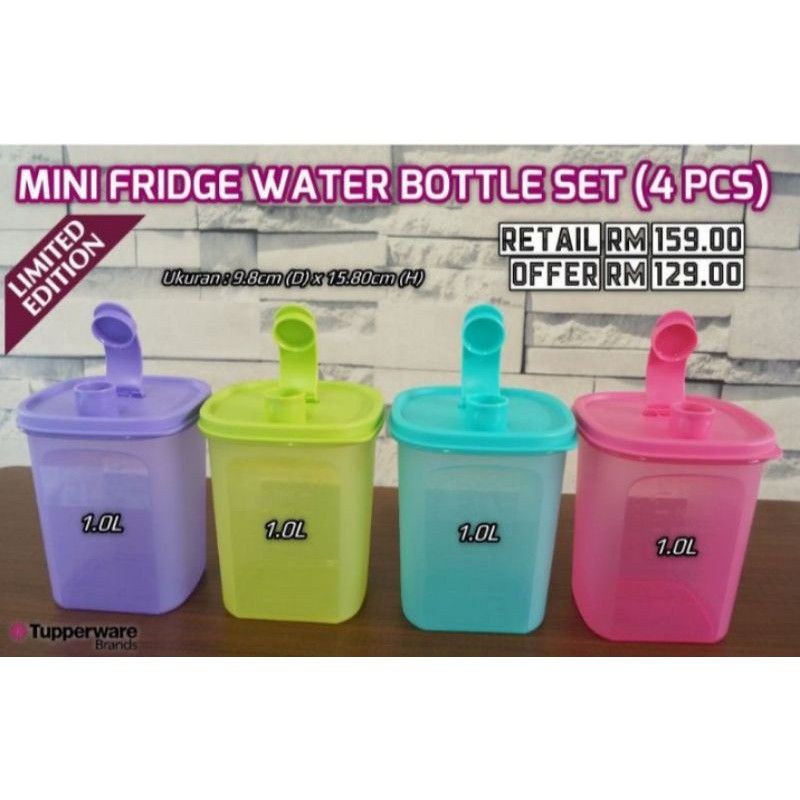Tupperware Chill Fresh Pourer 1L (4pc) | Shopee Malaysia