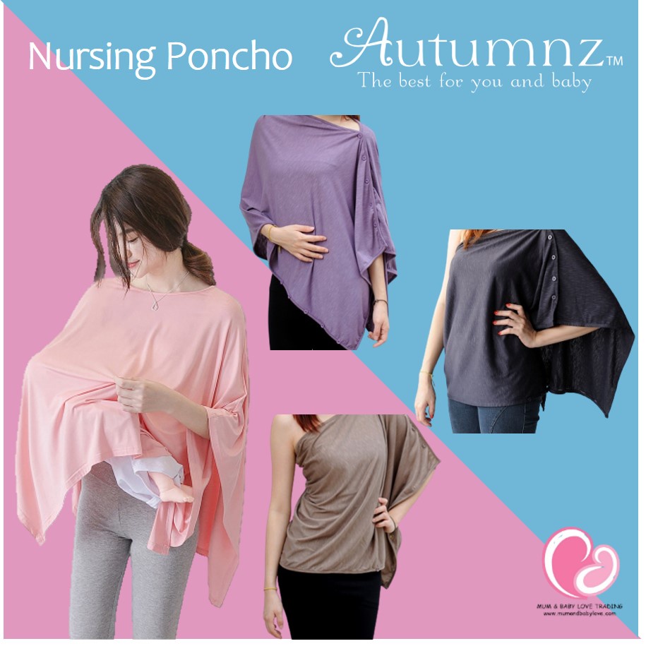 Babyhug Cotton Poncho Style Breast Feeding Nursing Cover Floral Print - Black main image 1