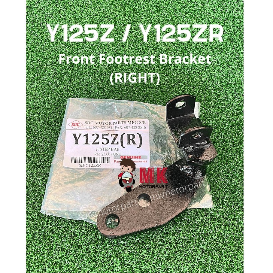 (SDC) FRONT FOOTREST [ BRACKET ] Yamaha Y125z / Y125zR , Tapak Besi