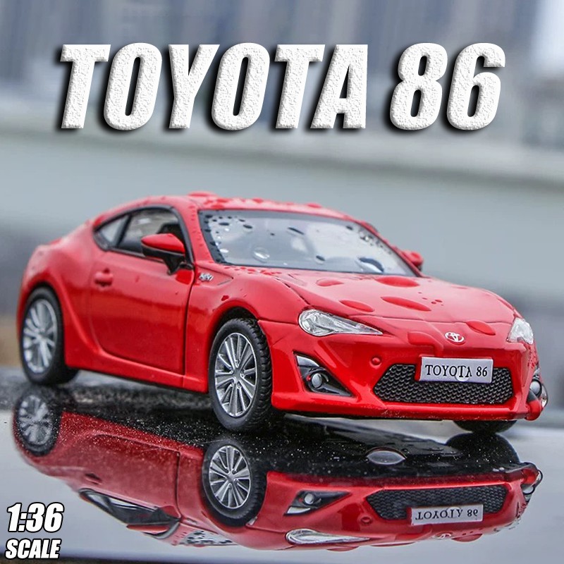 【RUM】1:36 Scale TOYOTA 86 diecast car Toys for Boys baby toys birthday ...
