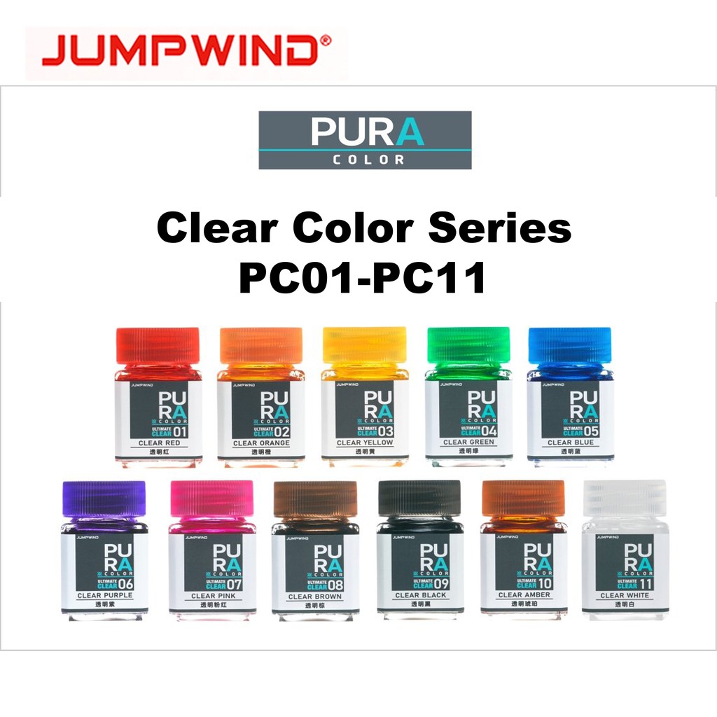 Jumpwind Model Color Clear Color Series PC01-PC11 | Shopee Malaysia