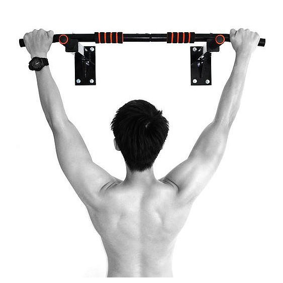 FITME Wall Mount Pull Up Chin Up Bar 6 grips