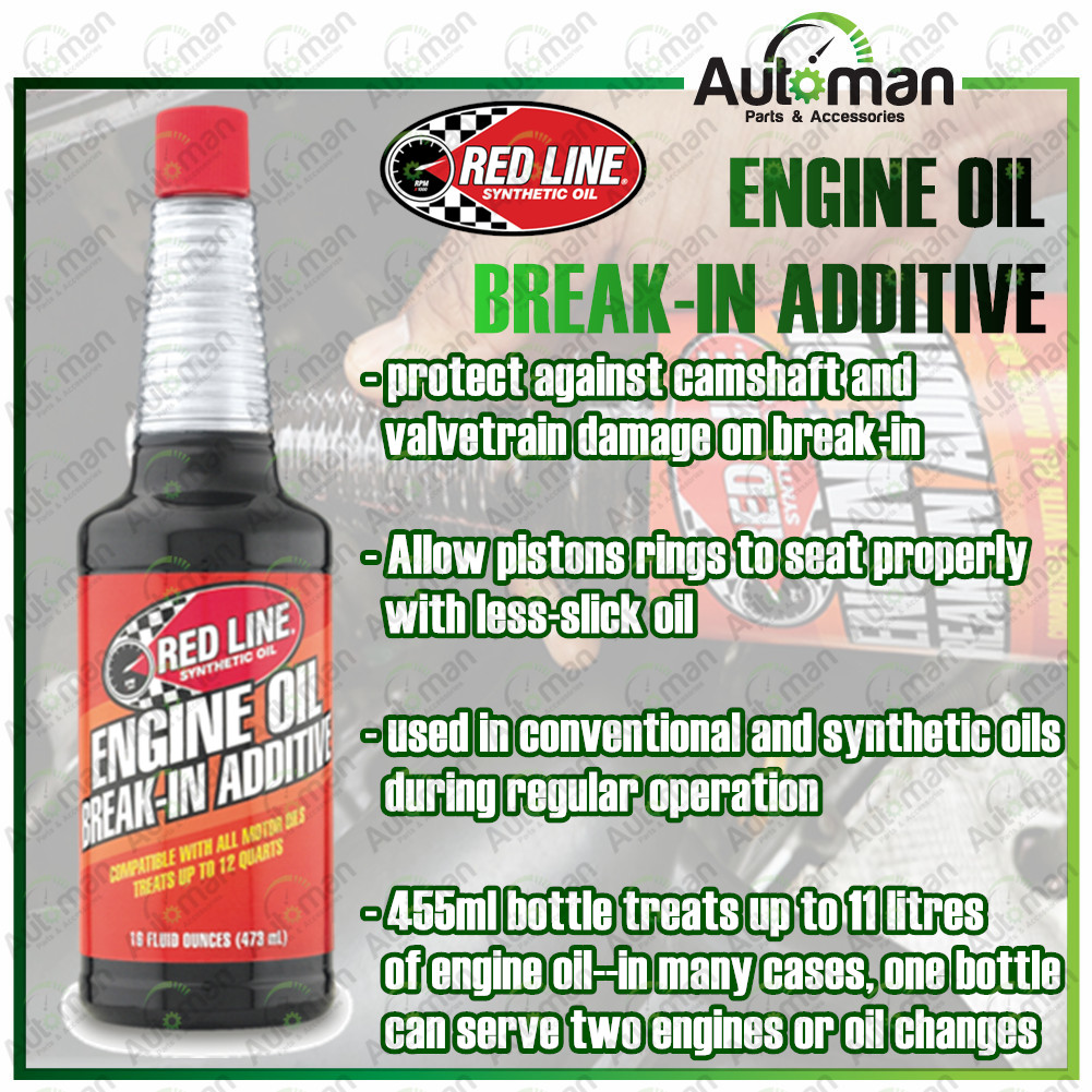 Redline Red Line Engine Oil Break In Additive 473ml Shopee Malaysia
