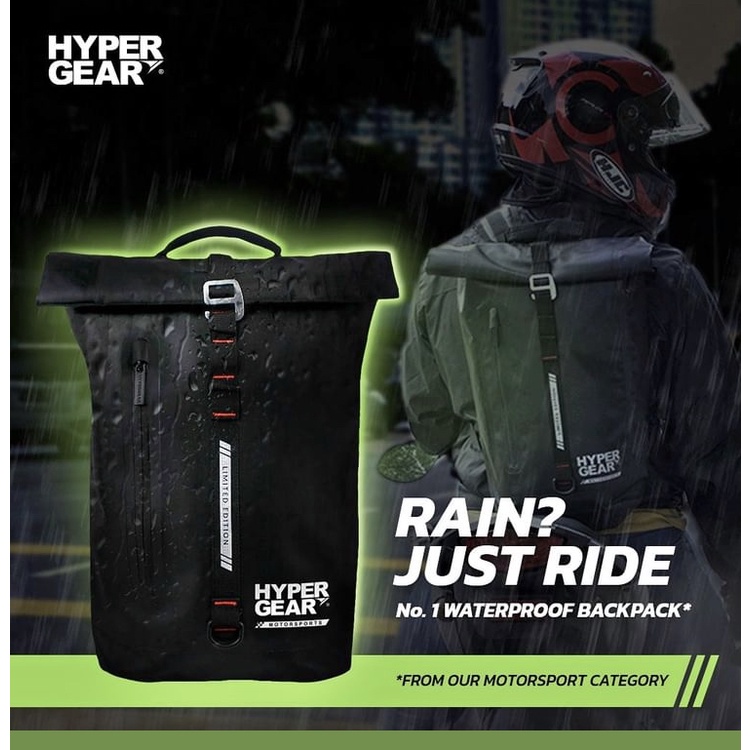 Hypergear Dry Pac Aero (25L) Fast Slot Adapt Black / Carmo Grey Alpha