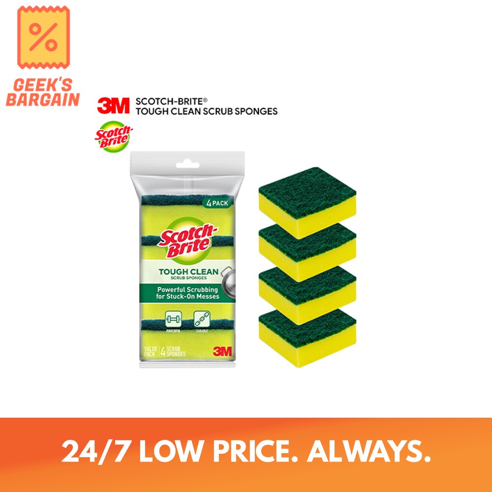 Scotch-Brite Heavy Duty Scrub Sponge Value Pack - 6 Count