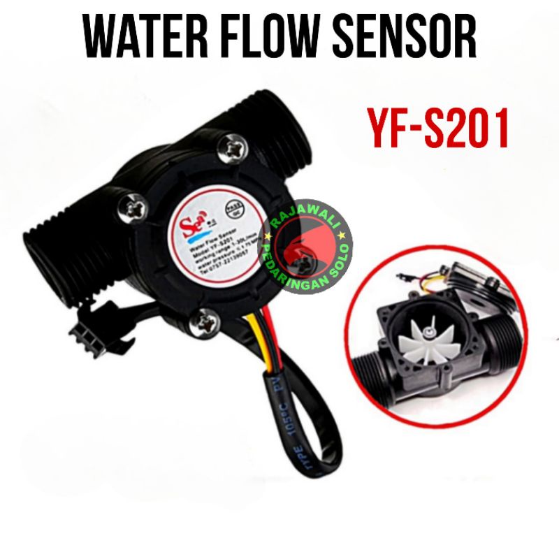 Water FLOW SENSOR ARDUINO YF-S201 WATER FLOW SENSOR | Shopee Malaysia