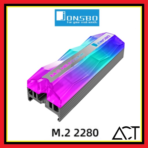 Jonsbo M.22 5V ARGB SSD Heatsink Radiator M.2 2280 1Year Warranty