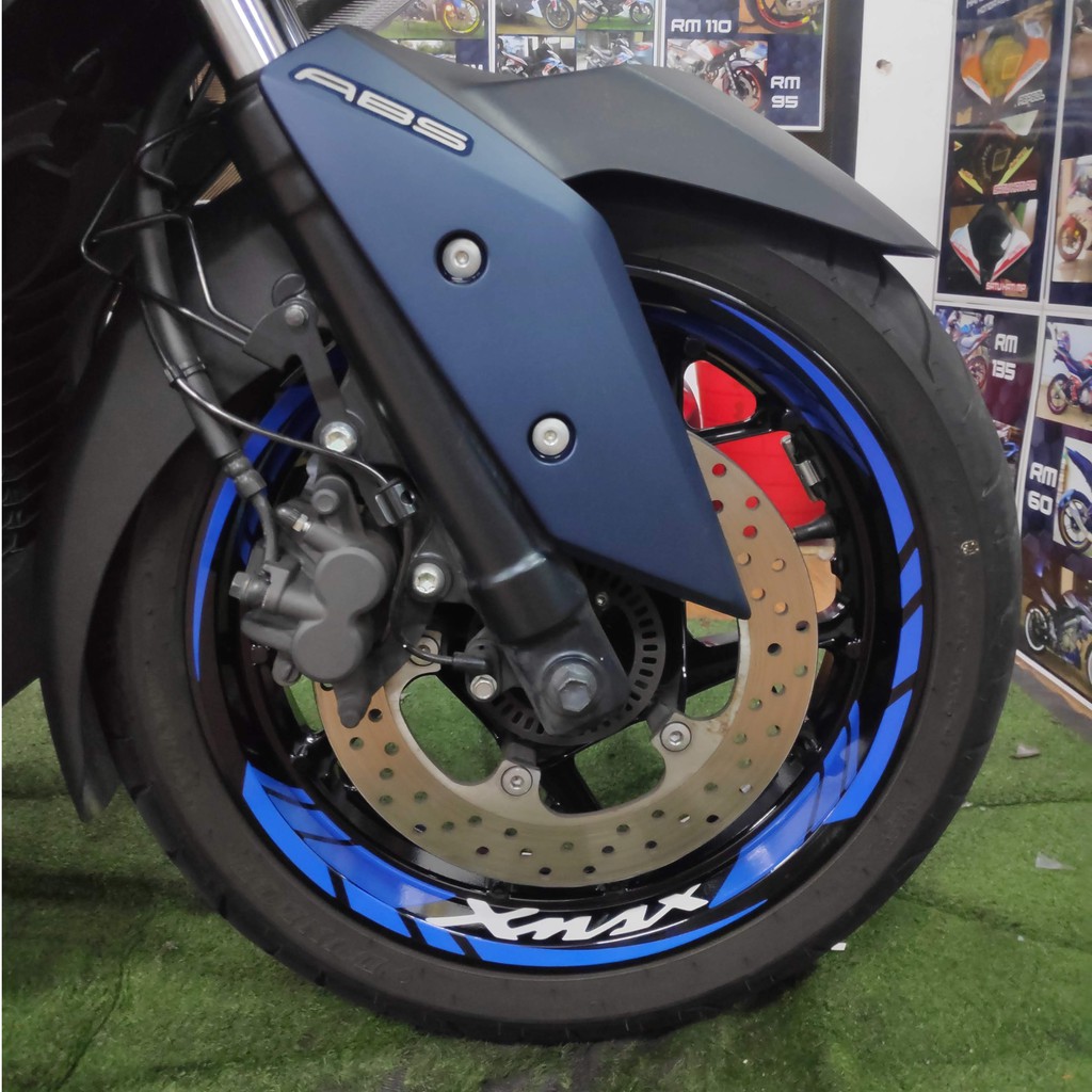 Rim Sticker Set 3P Blade Yamaha XMAX 250 Blue | Shopee Malaysia