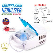 Medical Air Compressor Piston Asthma Inhaler Portable Nebulizer System ...