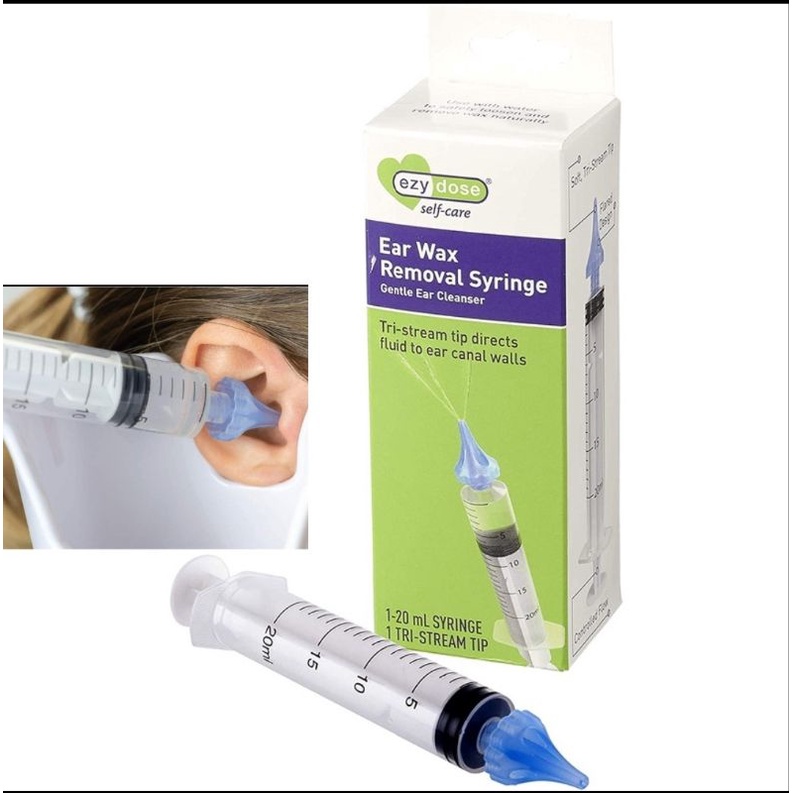 Ear Wax Removal Syringe Gentle Ear Cleaner Alat Pancutan Air Cuci