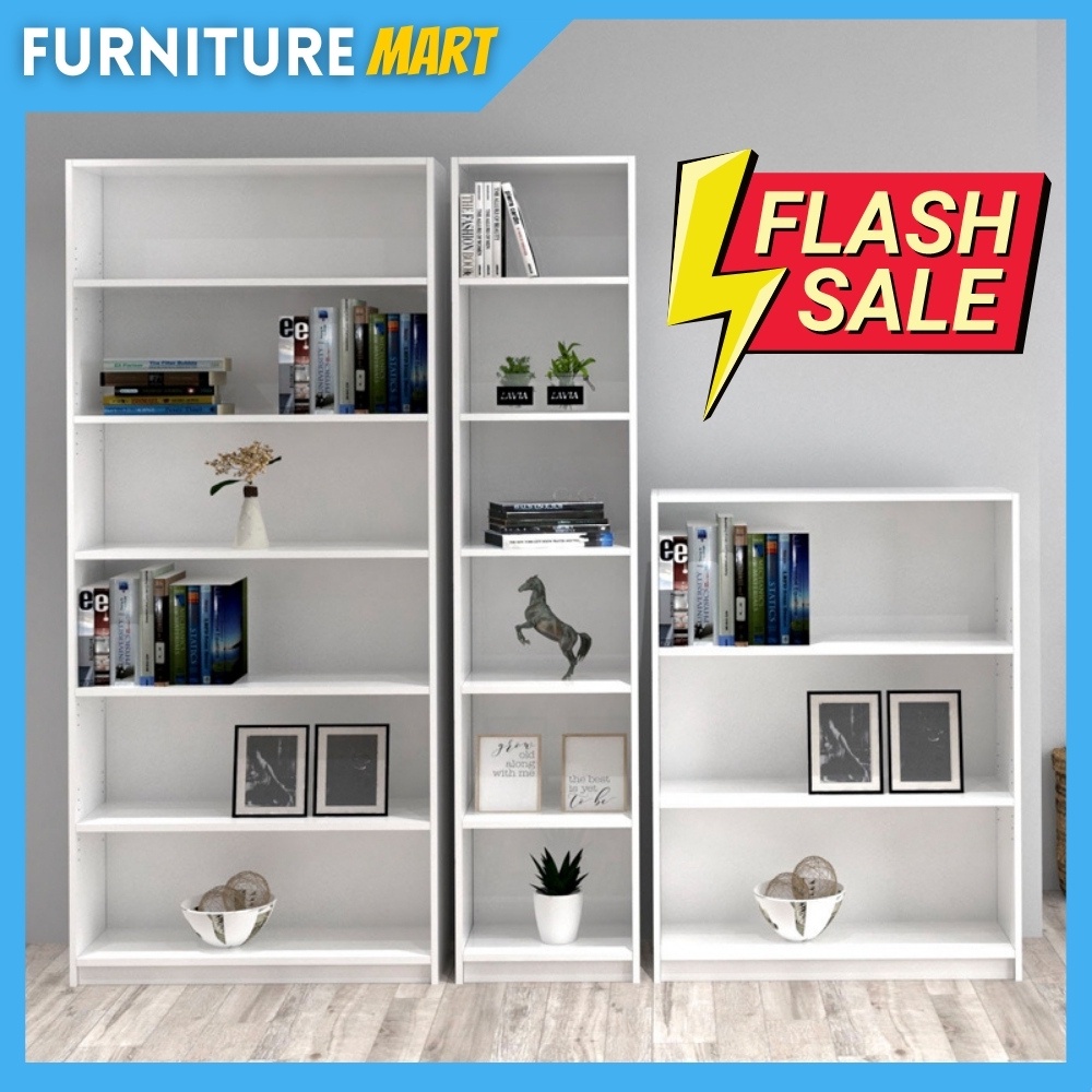 Furniture Mart BILLY 6 tier bookcase / book shelf / book rack / filling